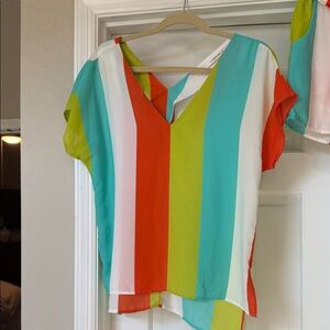 Caramels Blouse and Matching shorts